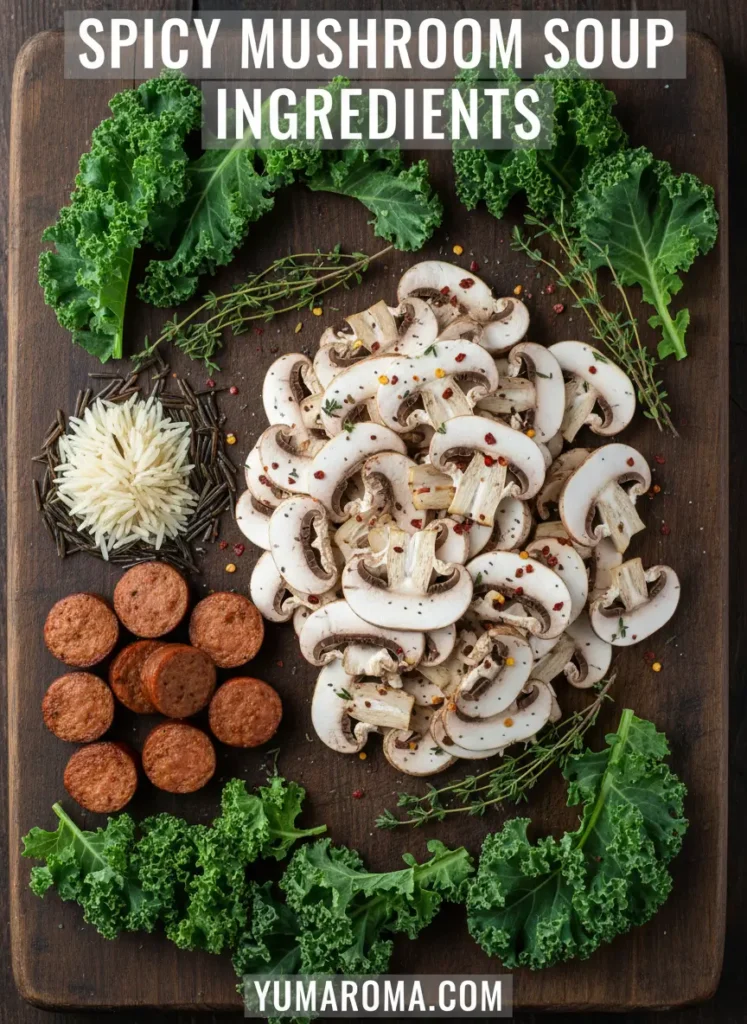 SPICY MUSHROOM SOUP INGREDIENTS