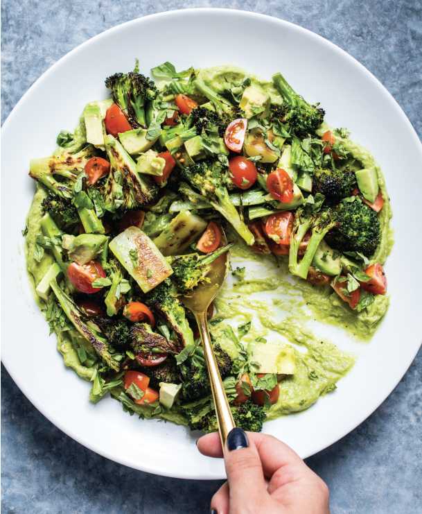 Roasted Broccoli salad