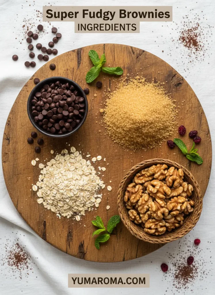 Super Fudgy Brownies INGREDIENTS