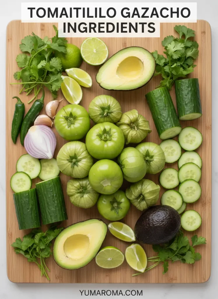TOMATILLO GAZPACHO INGREDIENTS
