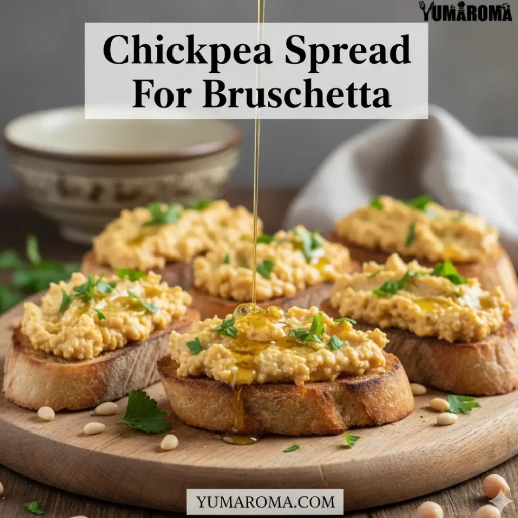 Chickpea Spread For Bruschetta
