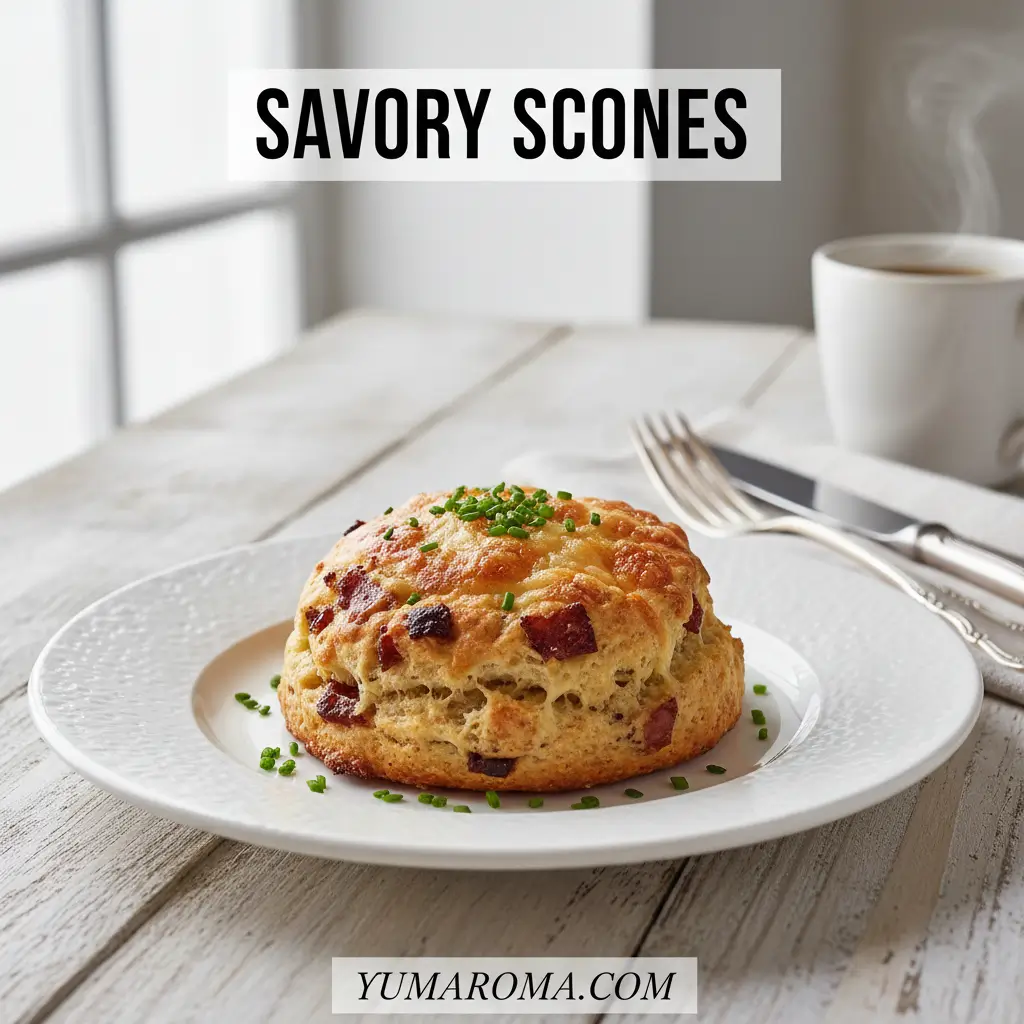 Savory Gruyère and Bacon Scones